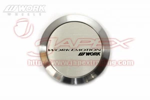 WORK Emotion Centre Cap (1P) Kiwami D9R T7R 11R Silver Flat Low Type 1 Cap Only - Picture 1 of 3