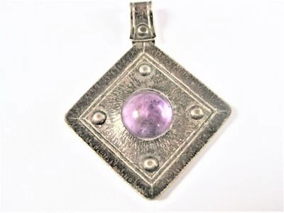 Ciondolo Argento 835 con Ametista, 16,83 G - Immagine 1 di 3