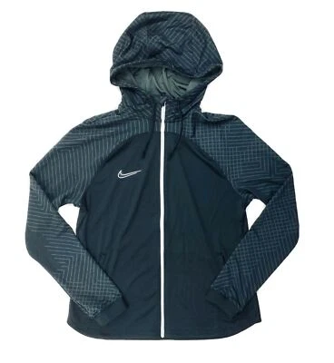 Nike Dri-FIT Strike Full Zip Soccer Hoodie Women's M Black Grey Jacket DH9153 - Image 1 of 3