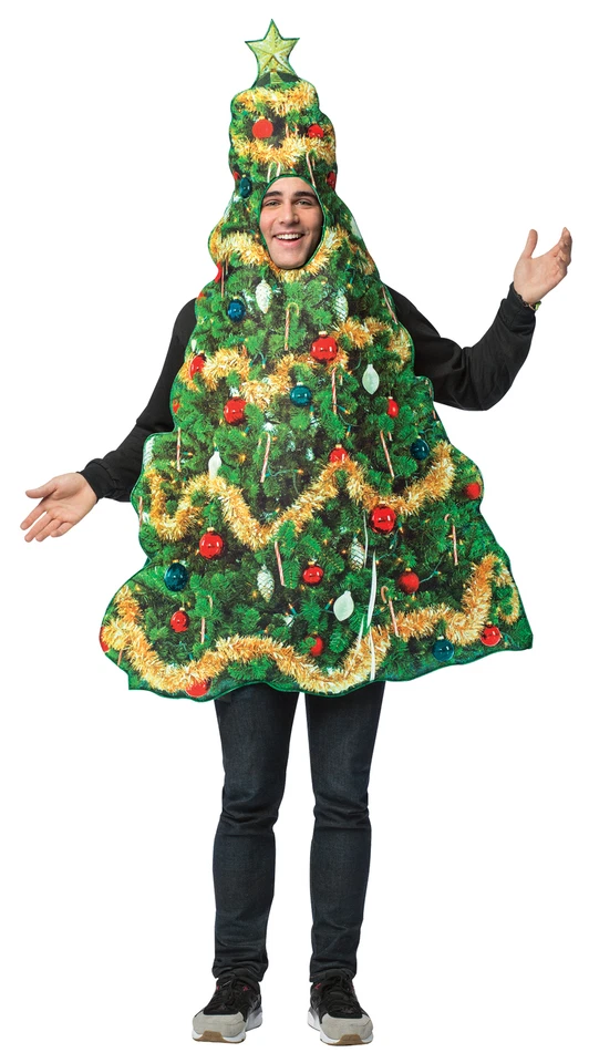 Get Real Christmas Tree Adult Halloween Costume - Image 1 of 1