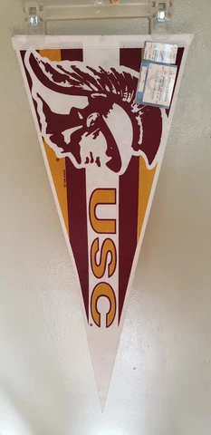 USC TROJANS VINTAGE PENNANT WITH STUBS UNIVERSITY  PENNANT 11/20/22 Cover