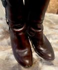 FRYE Women's Genuine leather brown Harness Boots Sz.8.5