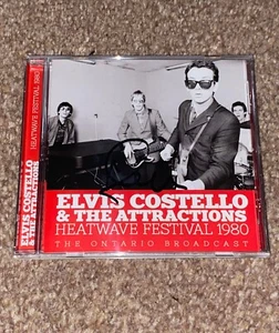 Hand Signed CDs - Elvis Costello - Heatwave Festival 1980 - Hand Signed CD - COA - Picture 1 of 1