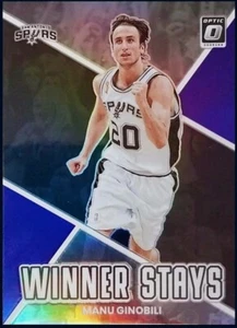 2022-23 Donruss Optic "Winner Stays" PURPLE PRIZM Insert Manu Ginobili Spurs NBA - Bild 1 von 1