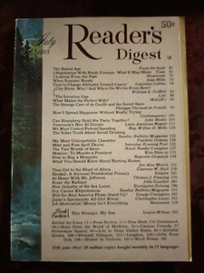 Readers Digest July 1968 Naked Ape Desmond Morris William Beebe Fairfield Osborn - Bild 1 von 1