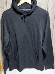 Nike Hoodie Sweatshirt Erwachsene L schwarz Pullover Herren Thermo Passform Tasche - Bild 1 von 3