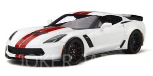 GT SPIRIT 1/18scale Chevrolet Corvette Z 06 (C 7) (White / Red) GTS214 JDM - Picture 1 of 5