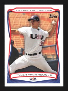 2010 Topps USA Baseball #USA-22 Tyler Anderson    Collegiate National Team
