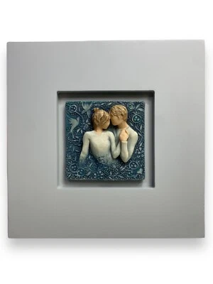 Willow Tree Holy Frame plaque “Duet” - Image 1 of 4