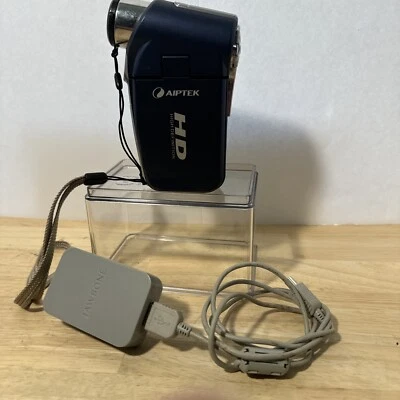 Aiptek HD Camcorder + Charger 1280×728 Pixel After Charging It Works.￼ - Image 1 of 4