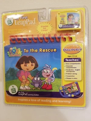 LeapFrog My First LeapPad Dora the Explorer To the Rescue Book & Cartridge - Image 1 of 2