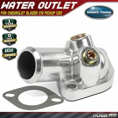 Engine Coolant Thermostat Housing Water Outlet for Chevy Blazer C10 Pickup C30 - Image 1 of 4