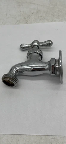 Vintage Royal Cleve'd Chrome Water Valve Handle Faucet Sink Tub Plumbing Fixture Cover