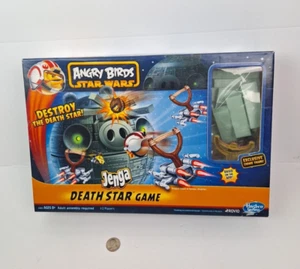 Angry Birds Star Wars Jenga Death Star Game from Hasbro,  Complete - Foto 1 di 9