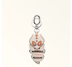 Furla Man Camoujungle Keyring Charm MR00077_BX2594_1057_0751S Toni White Cotton - Picture 1 of 1