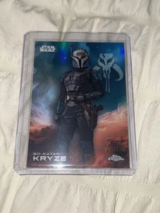 2025 Topps Chrome Disney Star Wars Bo-Katan Kryze #/150 Trading Card - Picture 1 of 2