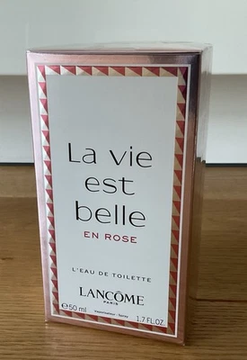 Lancôme „La vie est belle en Rose“ 50 ml L‘EAU DE TOILETTE NEU und OVP - Bild 1 von 4