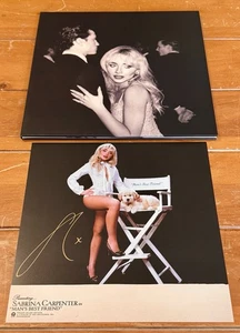SIGNED Sabrina Carpenter Man's Best Friend D2C Alt Cover Vinyl LP Autograph NEW - Picture 1 of 8