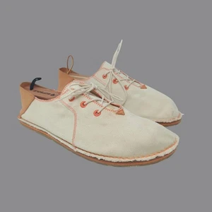 Indian Shoes Japan 9 Canvas Beige Slip On - Bild 1 von 10