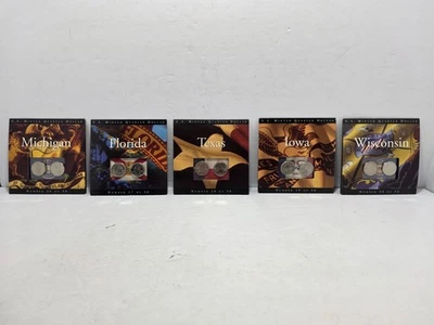 U.S.A Minted 2004 State Quarters-Collectible Coins In Collector Cards #'s 26-30 - Image 1 of 4