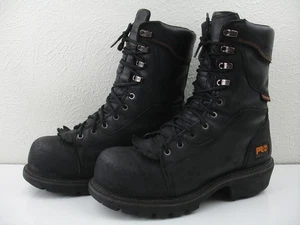 Timberland Pro Rip Saw 91614 Herren 9,5 W Schwarz Wasserdicht Sicherheit Zehen Holzfäller Stiefel - Bild 1 von 22