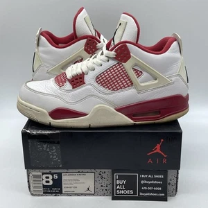 Size 8.5 - Jordan 4 Retro alternate 89 2016 Red White Leather (308497-106) - Picture 1 of 9