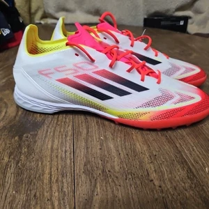 Adidas F50 Pro TF Fußballschuhe Herren Größe 9 Damengröße 10 Pure Victory Turf IE1220 - Bild 1 von 10