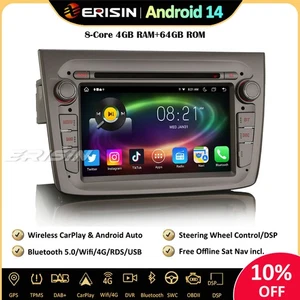 8-Core Android 14 DAB+Autoradio GPS Navi WiFi CarPlay DVD FM für Alfa Romeo Mito - Bild 1 von 20