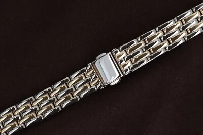 Hadley-Roma 14 мм желтое золото покрытием и стали часы браслет/лента, LB5333T - Изображение 1 из 3