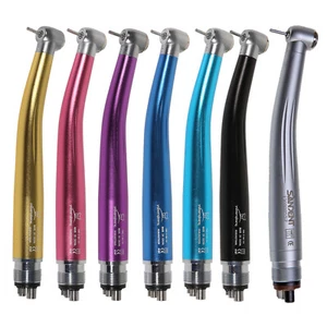 NSK Style Dental High Speed Air Turbine Handpiece Push Button 2/4Hole Colors SA - Picture 1 of 116