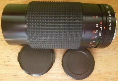 Objetivo zoom macro ALBINAR ADG 80-200mm 1:3.9. Montaje Pentax PK. Viene con tapas Foto 1 de 4