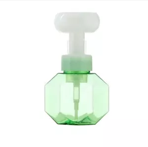 300 ml dispensador de jabón recargable bomba botella de espuma líquida en forma de flor espuma - Imagen 1 de 12