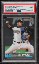 2013 BBM Nippon Ham Fighters 10th Season With Hokkaido Shohei Ohtani PSA 9 MINT