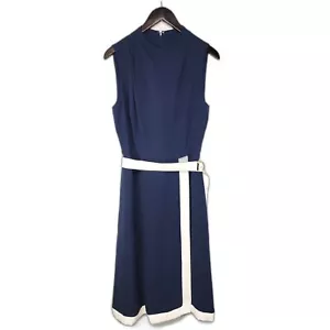 Neu mit Etikett Lauren Ralph Lauren blau ärmelloses Damenkleid Größe 10 - Bild 1 von 6