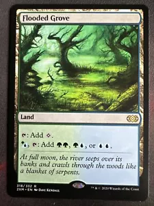 MTG Flooded Grove Double Masters 318/332 Regular Rare - Picture 1 of 2