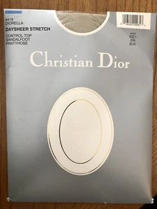 PAAR VINTAGE CHRISTIAN DIOR ASH CONTROL TOP STRUMPFHOSEN GRÖSSE 4 ~ DIORELLA - NEU - Bild 1 von 3