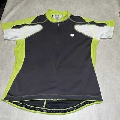 Camiseta deportiva de ciclismo Pearl Izumi para hombre manga corta 1/2 cremallera amarillo neón grande Foto 1 de 4