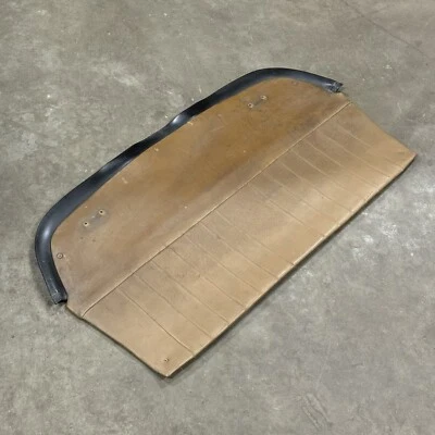 1967-1971 Porsche 911 912 Targa Rear Parcel Shelf ORIGINAL Tan Vinyl Fiberboard - Image 1 of 4