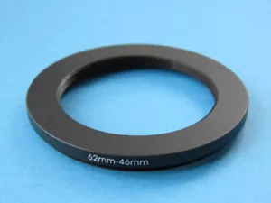 62mm to 46mm Stepping Step Down Ring Camera Lens Filter Adapter Ring 62-46mm - Picture 1 of 2