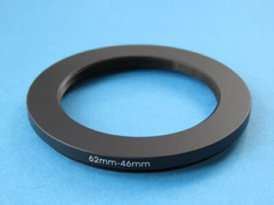 62mm to 46mm Stepping Step Down Ring Camera Lens Filter Adapter Ring 62-46mm - Image 1 of 2