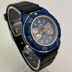 VTG Sector No Limits Underlab Mens Watch Panda Dial Swiss Stainless New Battery - Picture 1 of 18