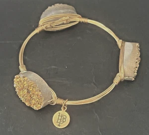 BB The Bentley Bangle - Copper Green Co Quartz Small - Picture 1 of 5