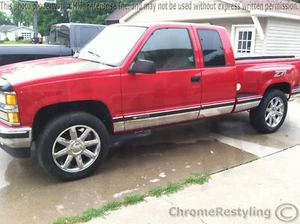 1992-1997 CHEVY SUBURBAN STAINLESS STEEL INSERT TRIM - Picture 1 of 1