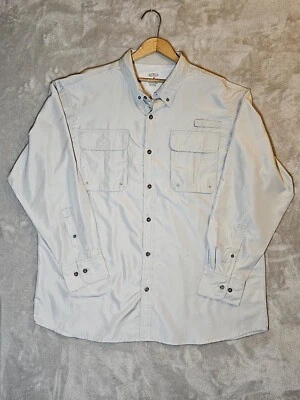 Camisa Red Head Brand Co. Ligera Ventilada Abotonada XXL Caqui Claro Foto 1 de 4