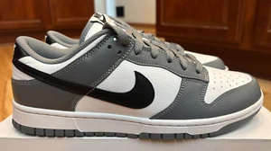 Nike By You Dunk Low White Wolf Grey Black FN0569 900 Men's Size 11 - Picture 1 of 8