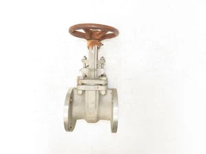 Ladish Gate Valve 2-1/2" ANSI Class 150 275PSI Stainless Steel Rising Stem - Picture 1 of 10
