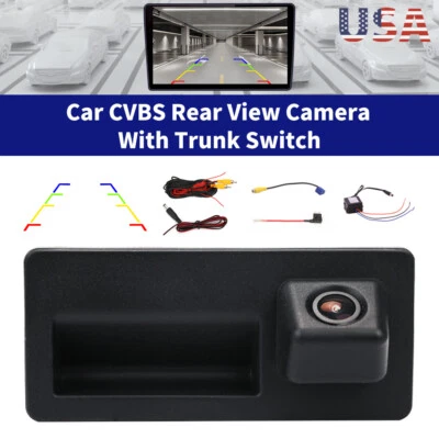 For VW RCD360 330 Waterproof Night vision Car Radio Hand buckle Rear View Camera - Image 1 of 4
