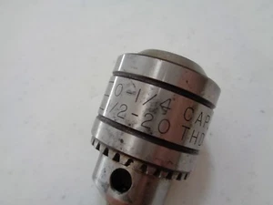 Portabrocas Supreme No. Herramienta utilizable de colección 4B O-1/4 tapa 1/2-20 THD sin llave - Imagen 1 de 7