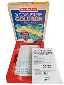 Waddingtons Blockbusters Juego Gold Run Juego de Cartas Completo Vintage Retro 1985 - Imagen 1 de 5