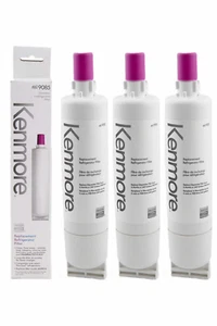 Kenmore 9085 46-9085 Replacement Refrigerator Water Filter 46-9010, white, 3PCS - Picture 1 of 6